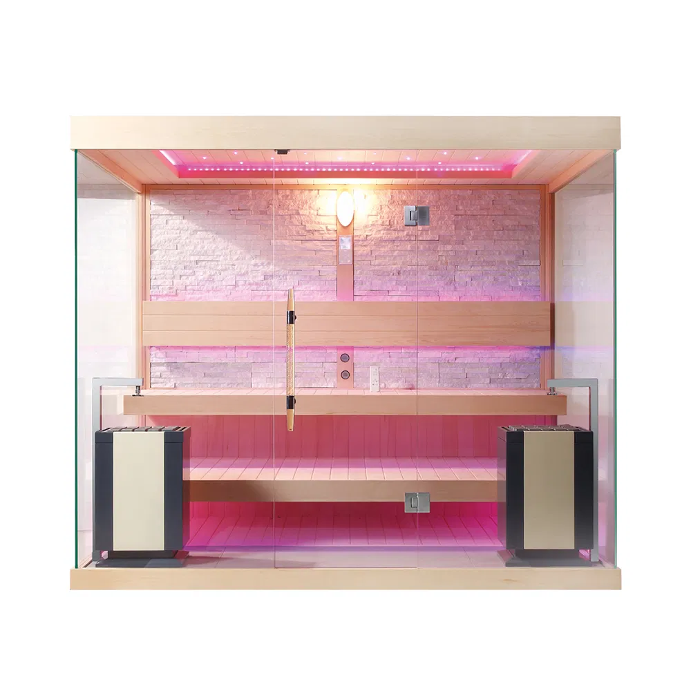 Сухая сауна из кедра на 2 человек с панелью управления