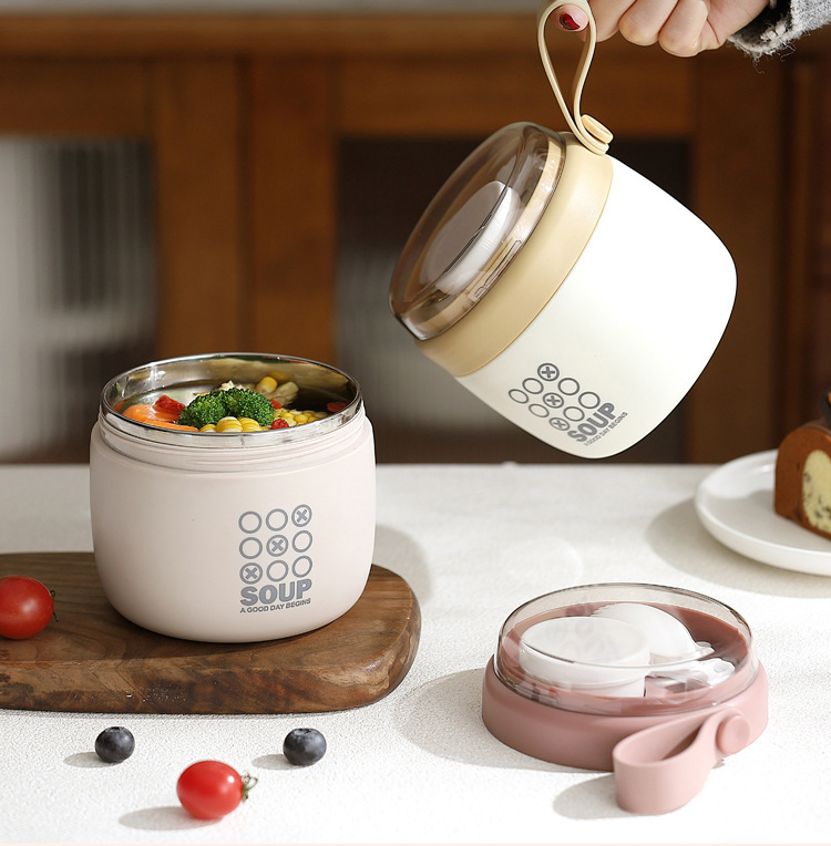 Japanese - Style 304 Stainless Steel Portable Soup Cup Mi30639