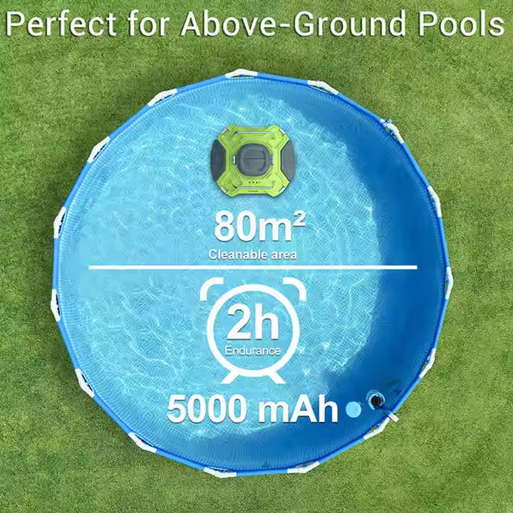 Glgw Cordless Robotic Swimming Pool Filter Cleaner
