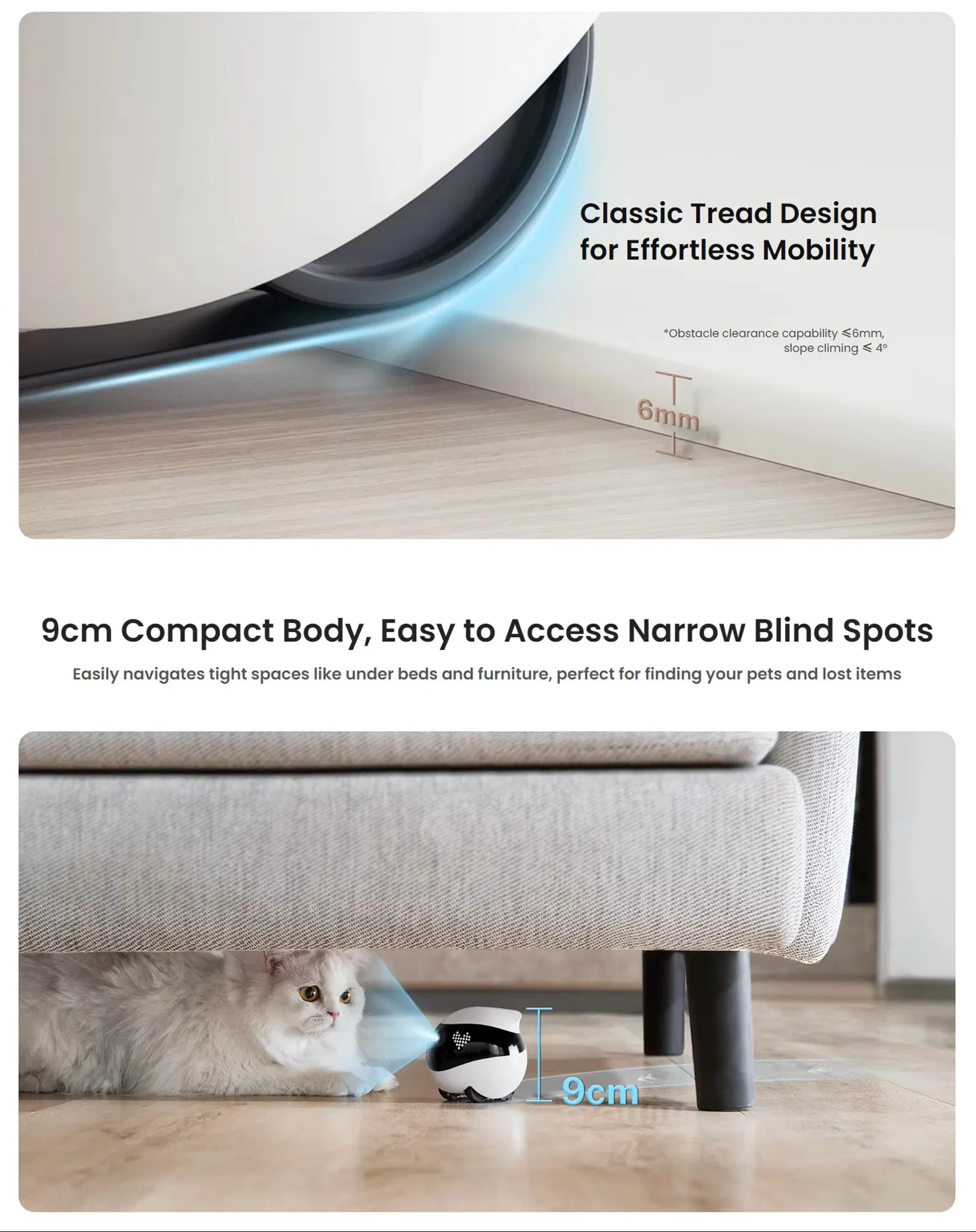 Intelligent Ai Robot - Home Guardian Pet Interactive Companion Elderly Care Robothome Wireless Security Mobile Monitoring