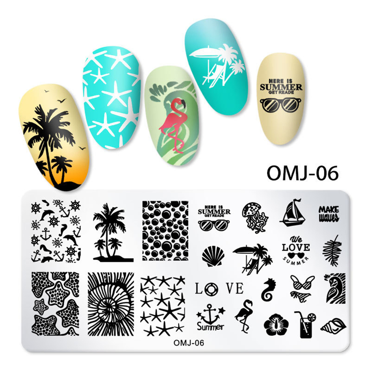 Populor Christmas Stamping Plate, Pattern Printer Nail Art Accessory&Decoration