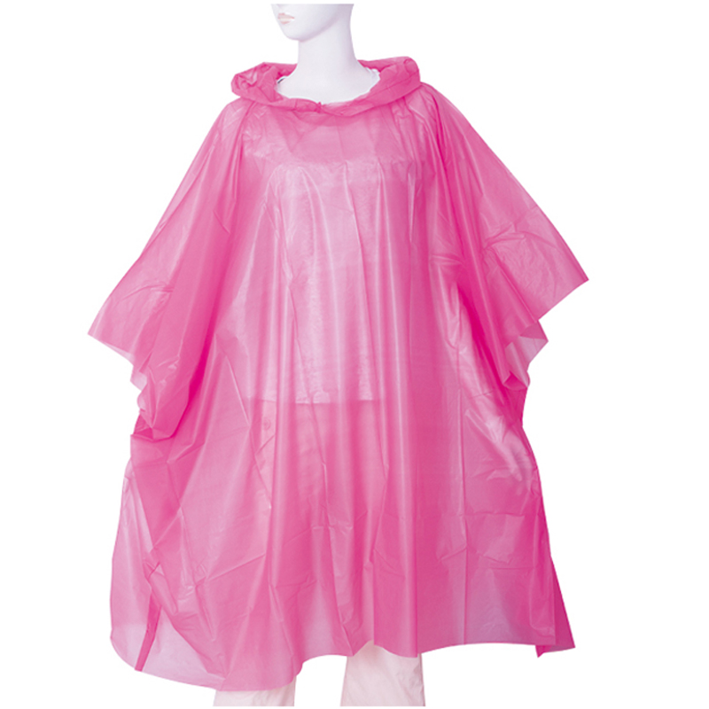 Hot Sale Clear PE Disposable Raincoats Waterproof Rain Ponchos
