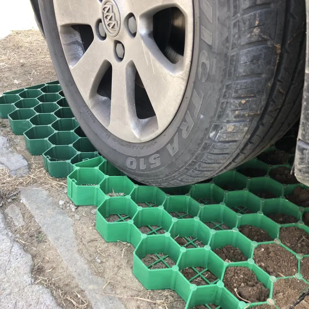 High Quality Ground Gravel Road Plastic Driveway Parking Lot Grid Heavy Duty Permeable Gravel Paver Wholesale Price Factory Supply