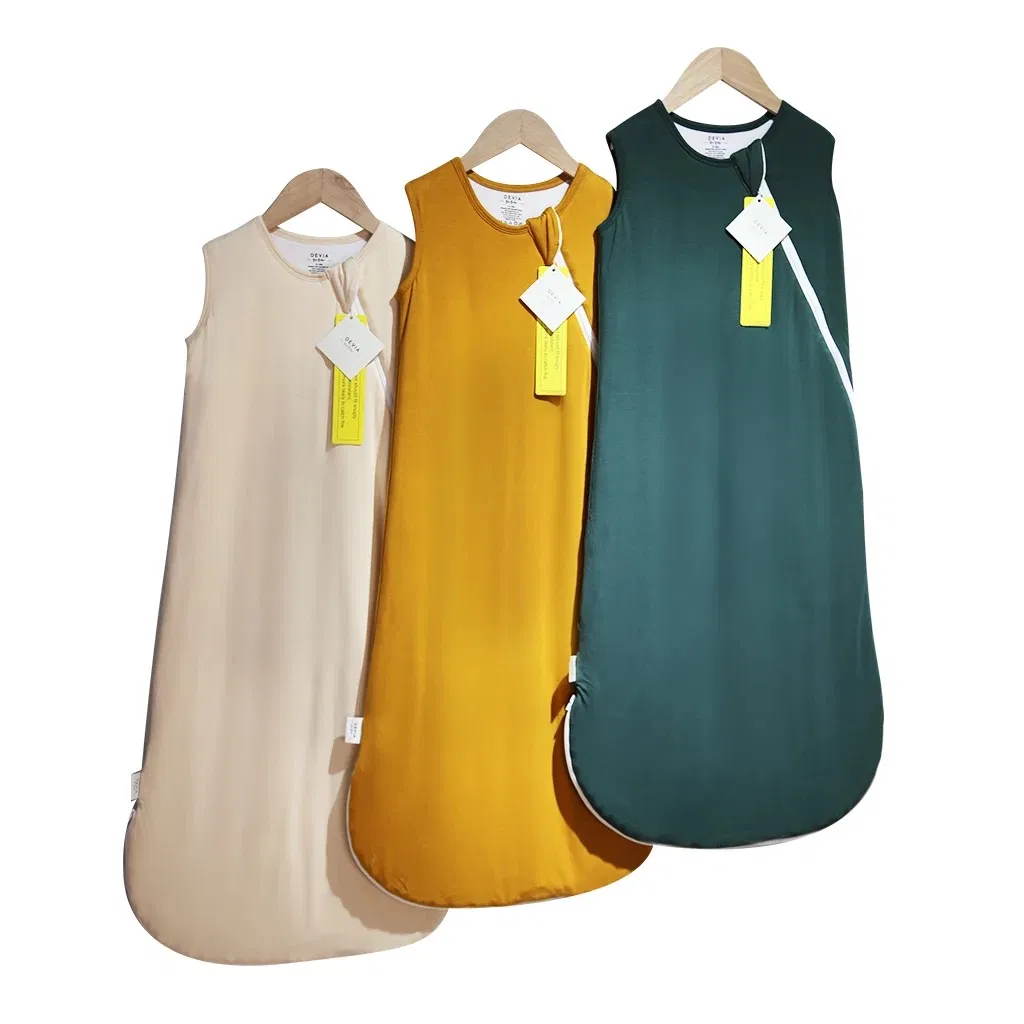 OEM/ODM Winter Zippered Toddler Sleeping Sack Bamboo Spandex Baby Sleeping Bag