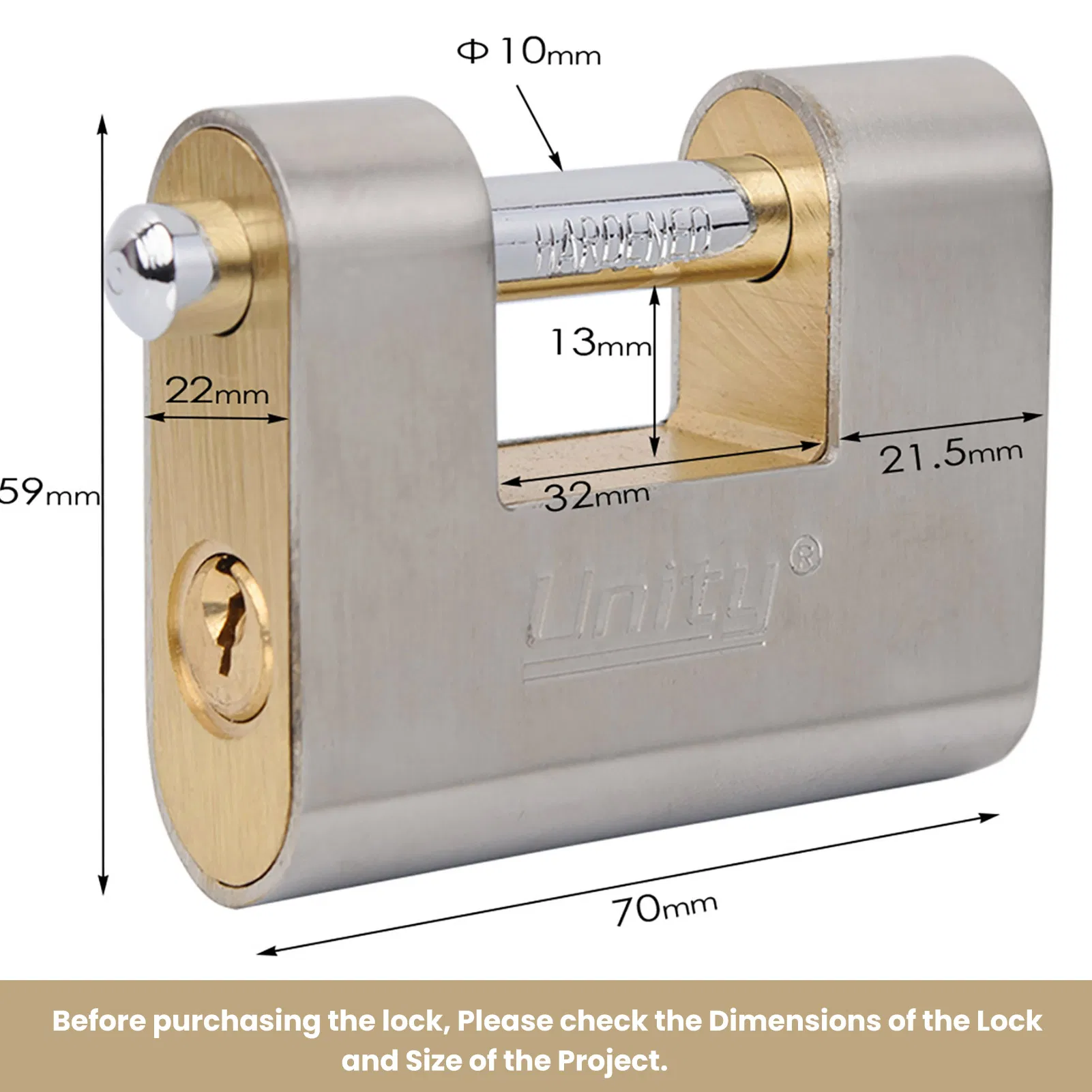 Block Lock Conex Lock Container Lock Stainless Steel Keyed Alike Armored Padlock for Container Gate Trailer