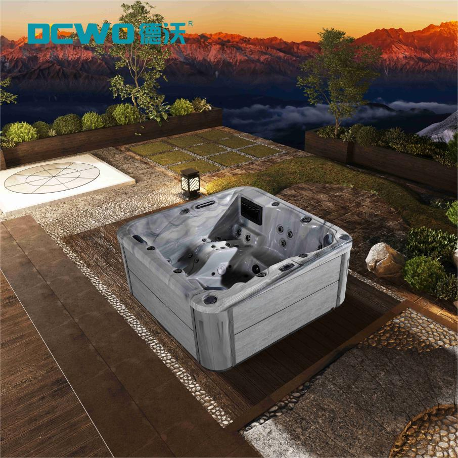 Уличный джакузи DEWO, 4-8 человек, с подогревом