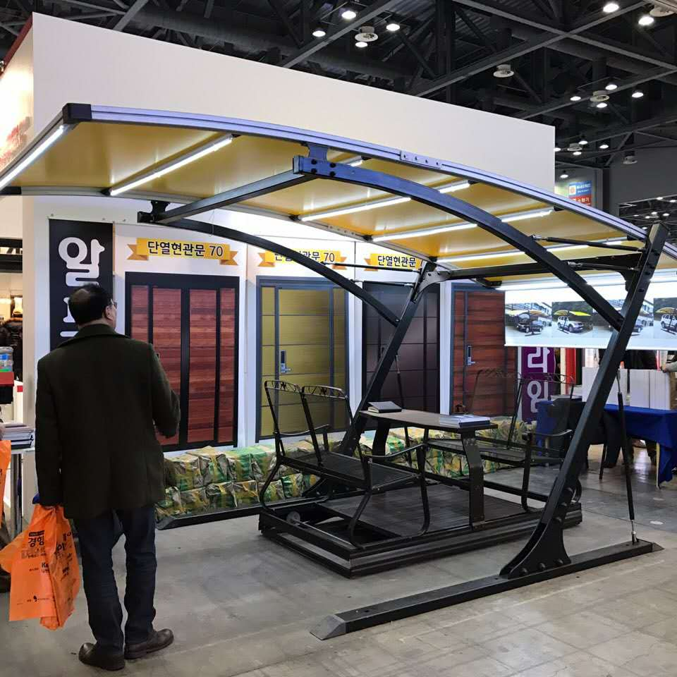 Yanzghou Reboss Cps Carport Factory Shelter School Awning 0.7cbm