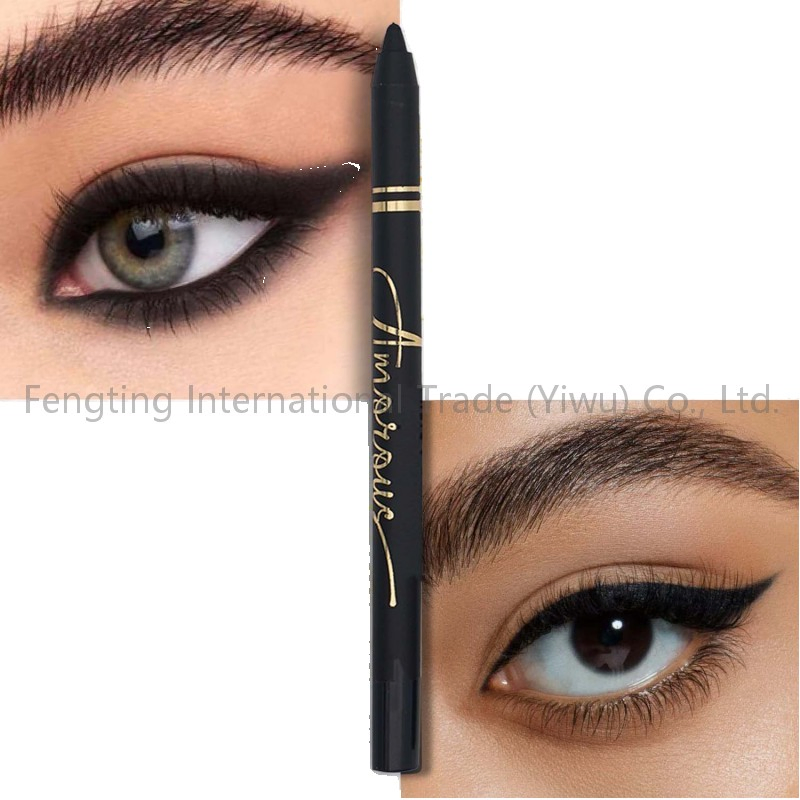 Private Label Custom White Black Brown Water Color Activated Pen Eye Liner Waterproof Liquid Eyeliner Pencil