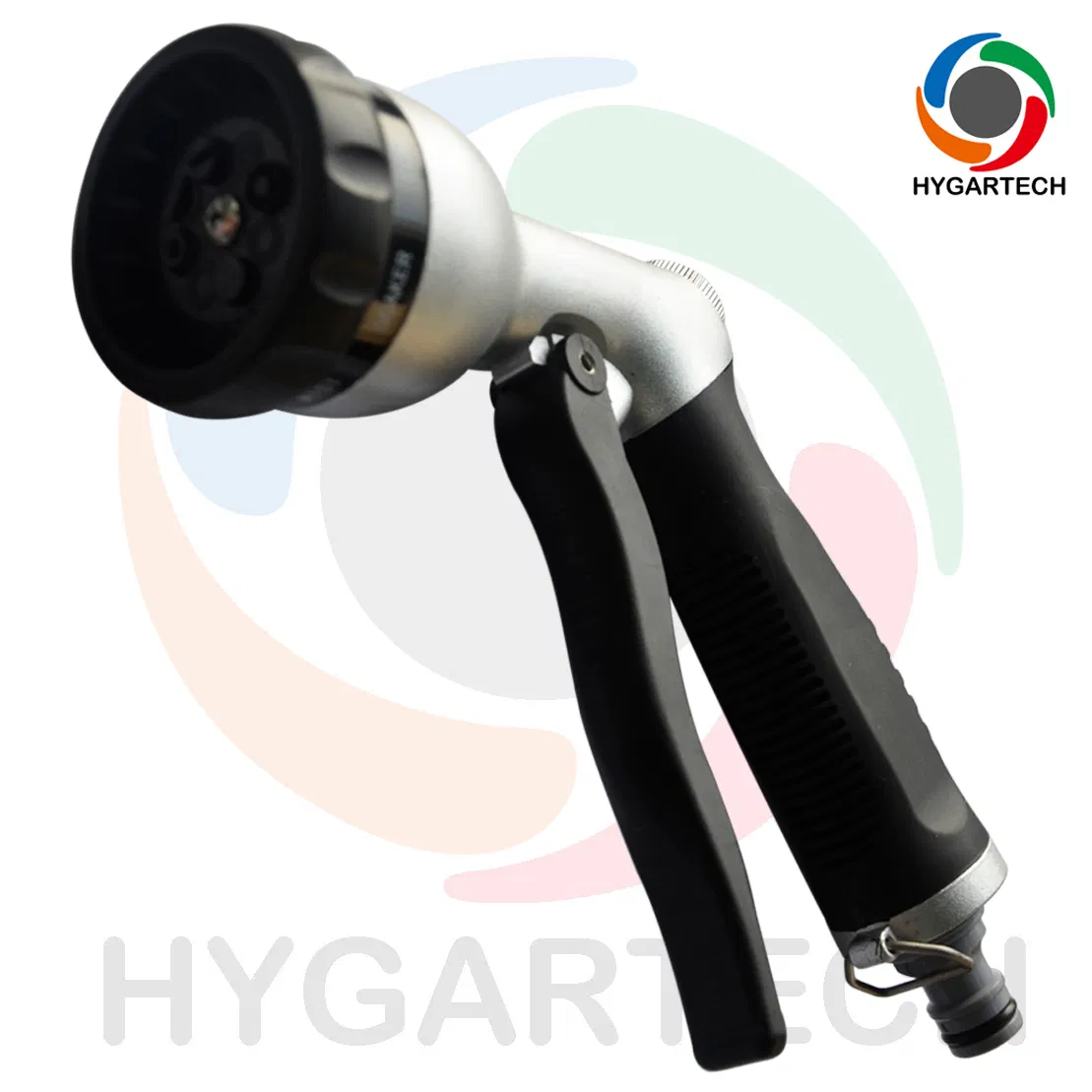 Металлическая насадка-пистолет для шланга с 8 режимами