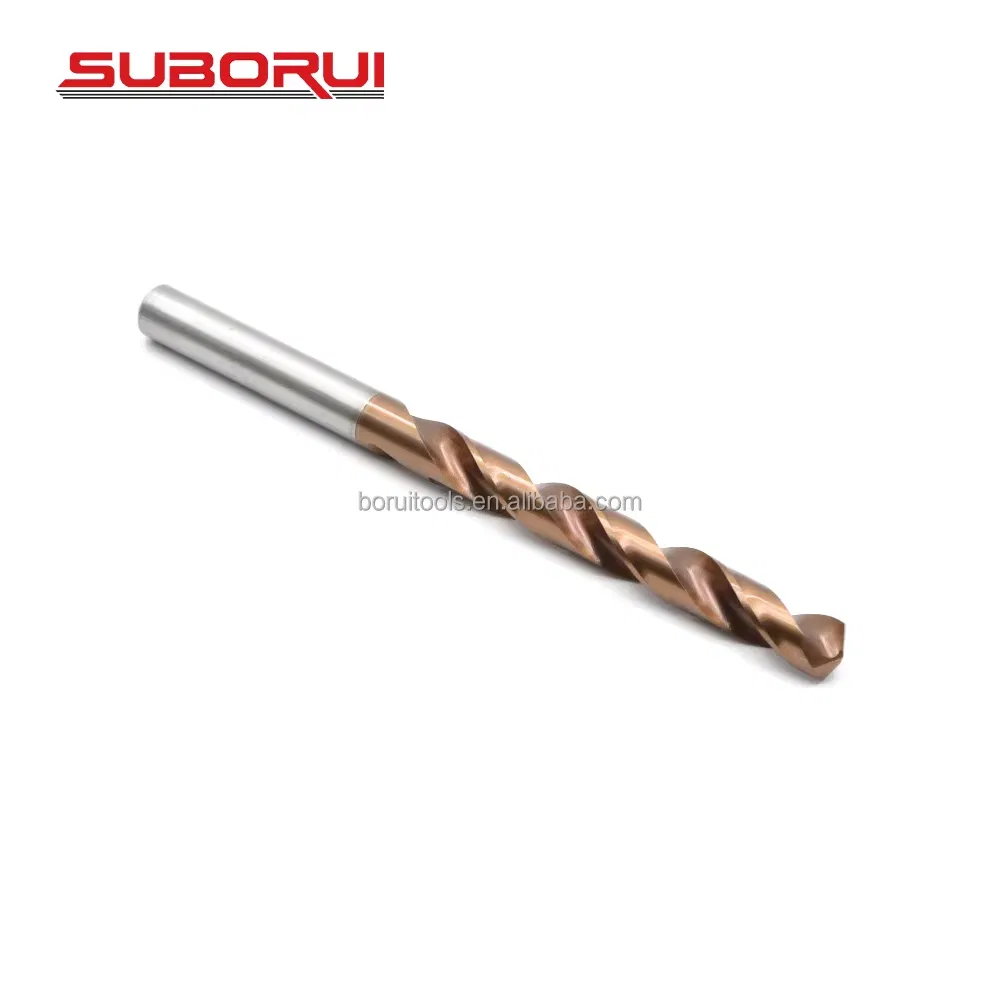 Suborui OEM ODM Factory New 6mm HSS DIN338 M35 Cobalt Twist Drill Bits for Stainless Steel Metal Drilling