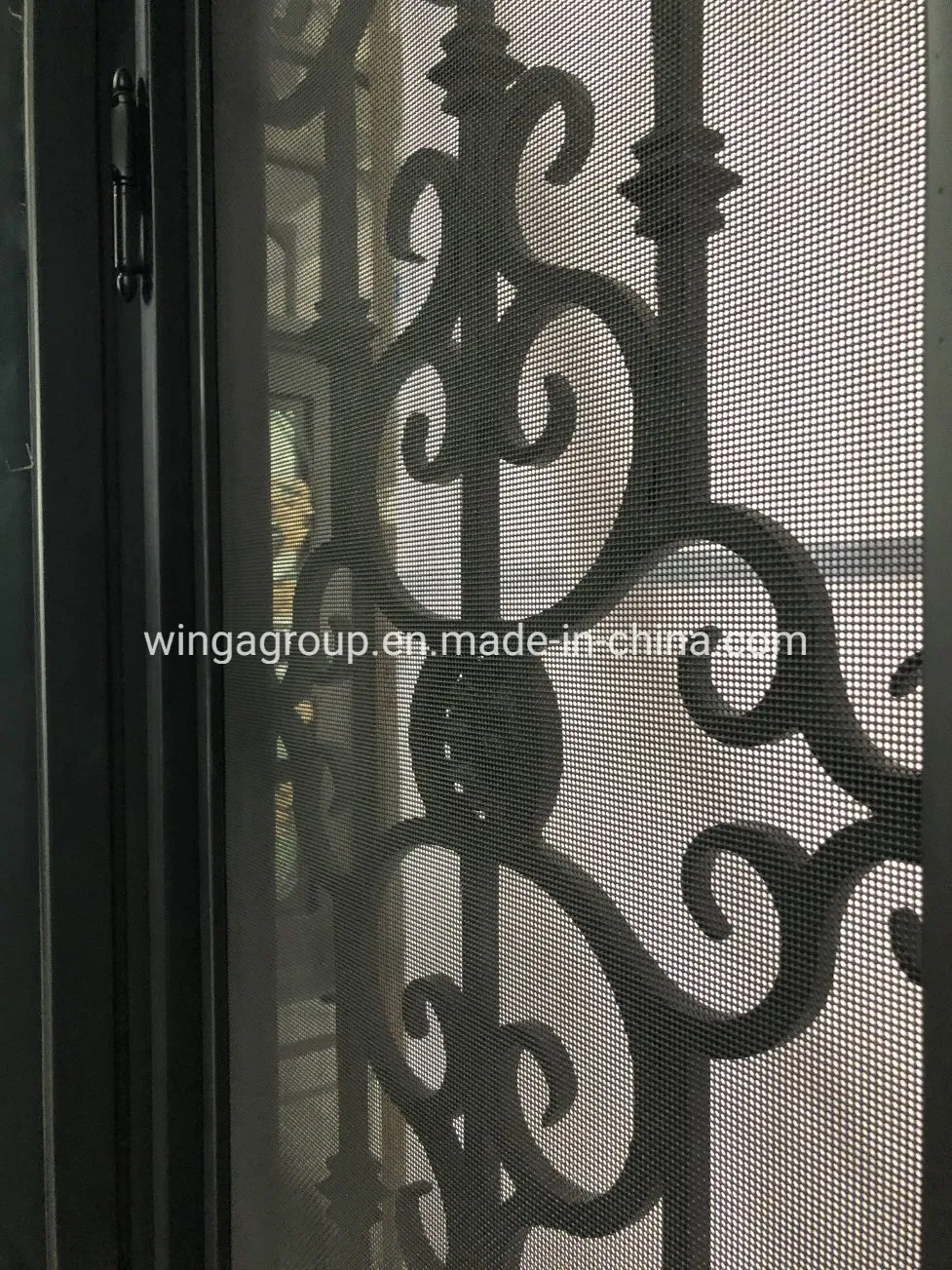 Europe Style Main Entrance From Doulbe Wrought Iron Security Metal Armored Double Single Steel Door for Exterior