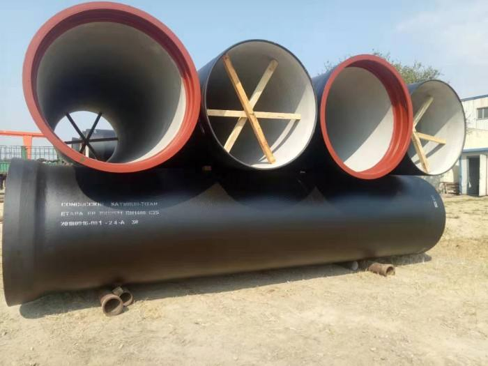 Centrifugal ISO2531 450mm Class K9 Cement Lined Ductile Cast Iron Pipe for Drinking Water and Water Supply