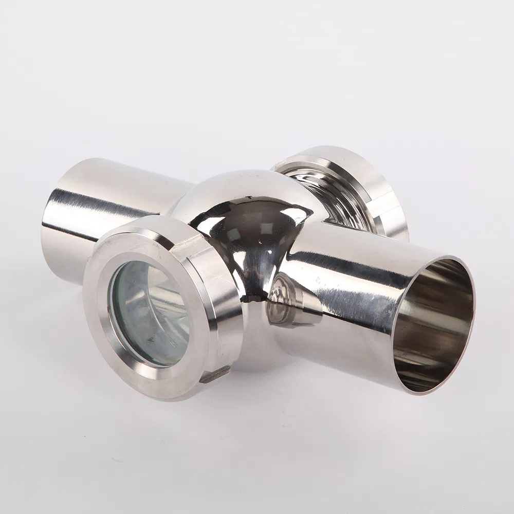 Premium Stainless Steel 304/316L Round Sight Glass for Endoscopy