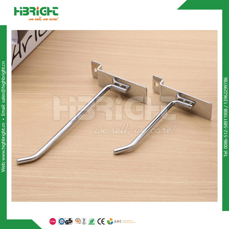 Double Prong Pegboard Steel Display Hooks with Price Tag