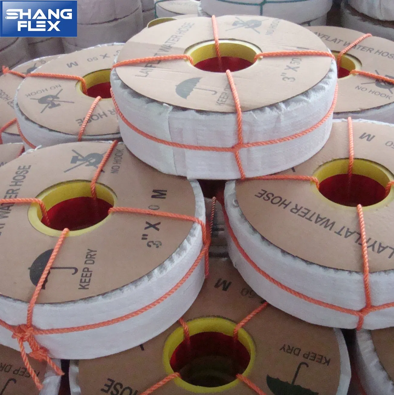 Durable Unti-UV Heavy/Light Duty PVC Layflat Water Discharge Hose Blue Wp2bar 3bar 4bar 6bar 8bar 10bar Pool Backwash Hose