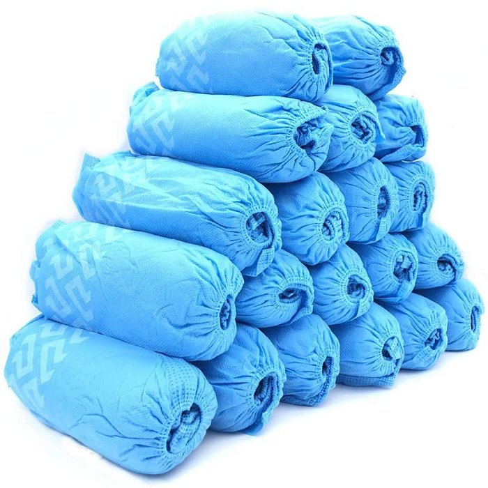 Anti-Skip Nonwoven Over Shoes Non Slip Disposable Shoe Cover Dustproof Machine Made Overshoes for Hotel Factory Hospital Cubre Calzado Con Antideslizante