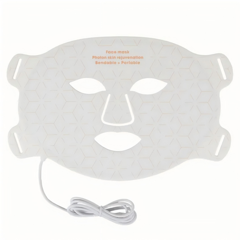 Anti-Aging 4in1 Colors Silicone Infrared Red Light Therapy Facial Mask Skin Care