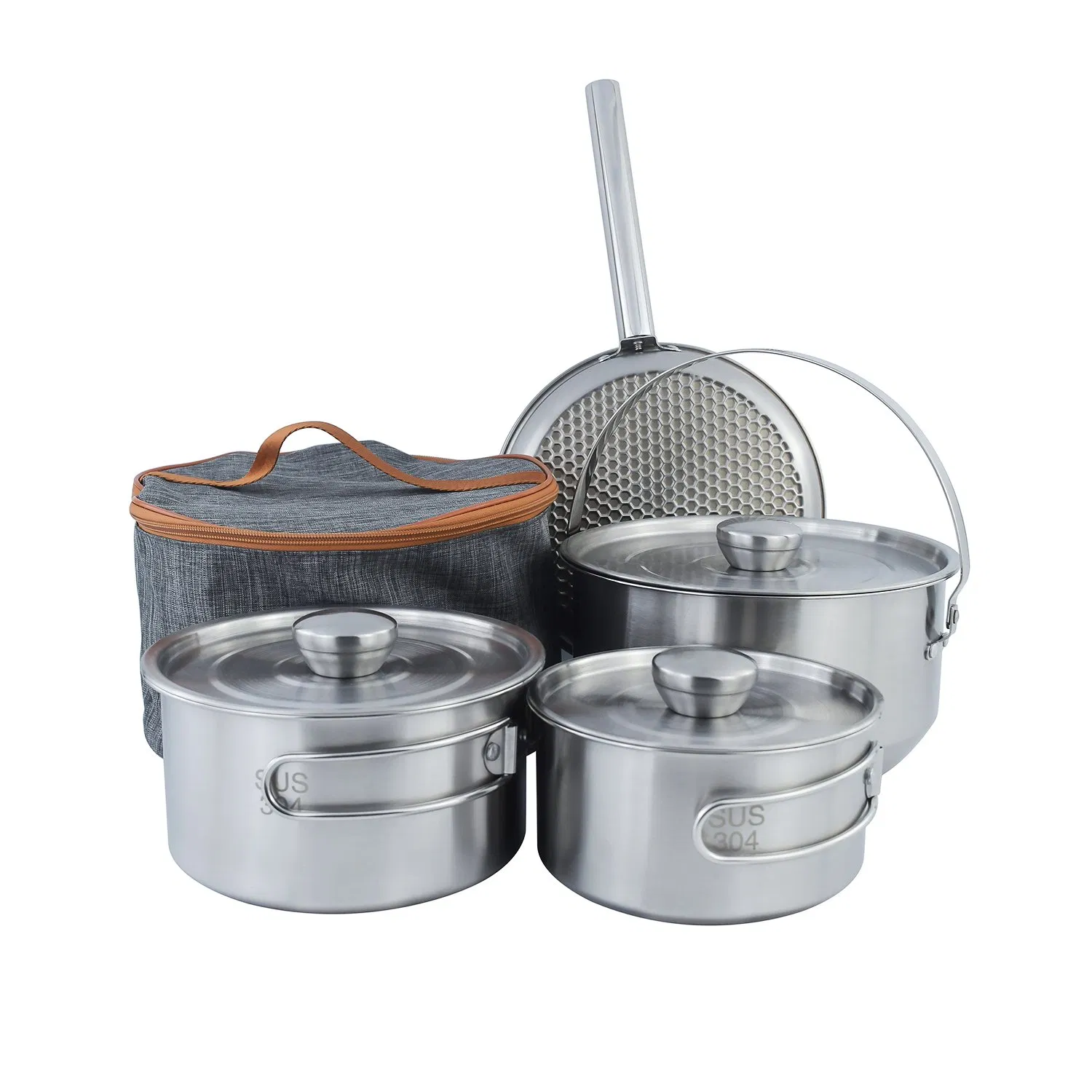Multifunctional Camping Cookware Set Frying Pan Pot