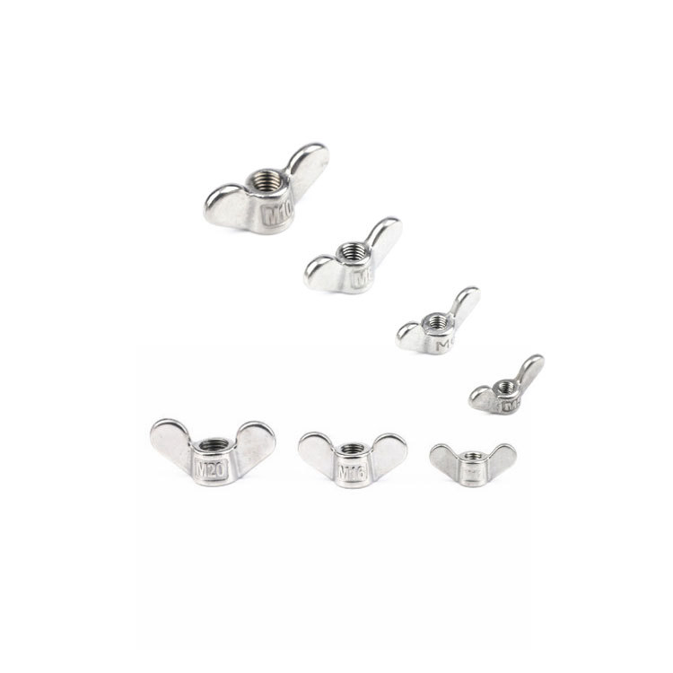 Stainless Steel Round Nosed Wing Nut ASME/ANSI B18.6. X