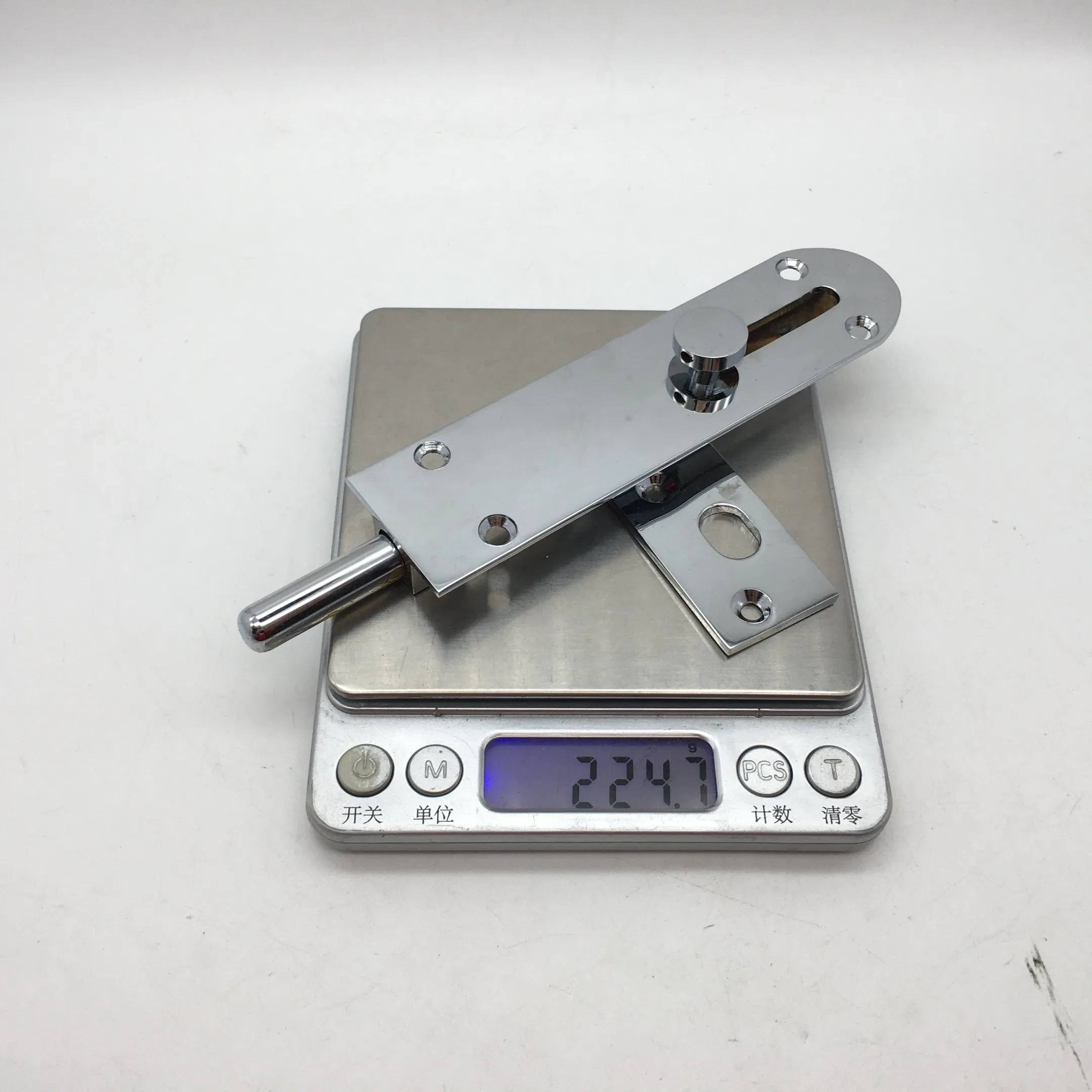Chrome Brass Modern Brass Surface Mounted Floor Door Lock Bolt