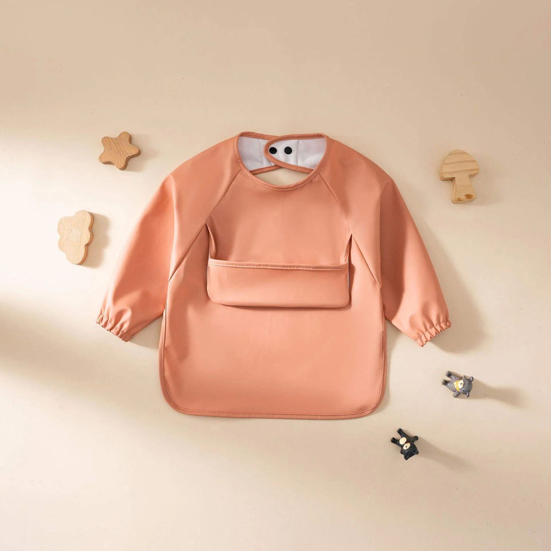 Baby Products Training Bib Apron Children Clothing Long Sleeve Baby Drooling Bibs