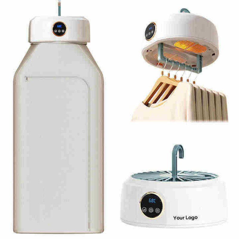 Hot Air Electric Compact Portable Laundry Dryer Indoor Folding Household Dryer Clothes