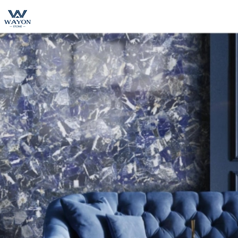 Noble Semi Precious Crystal Agate Series Household and Commercial Dining Tables, Fireplaces, Modern Light Luxury Style, Grand and Magnificent