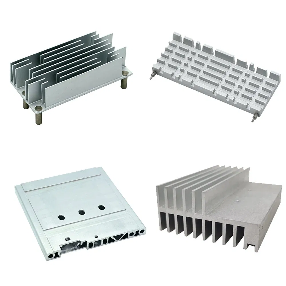 Customized Industrial Aluminum Profile Shaped Heat Sink CNC Precision Machining Aluminum High-Power High-Density Tooth Heatsink