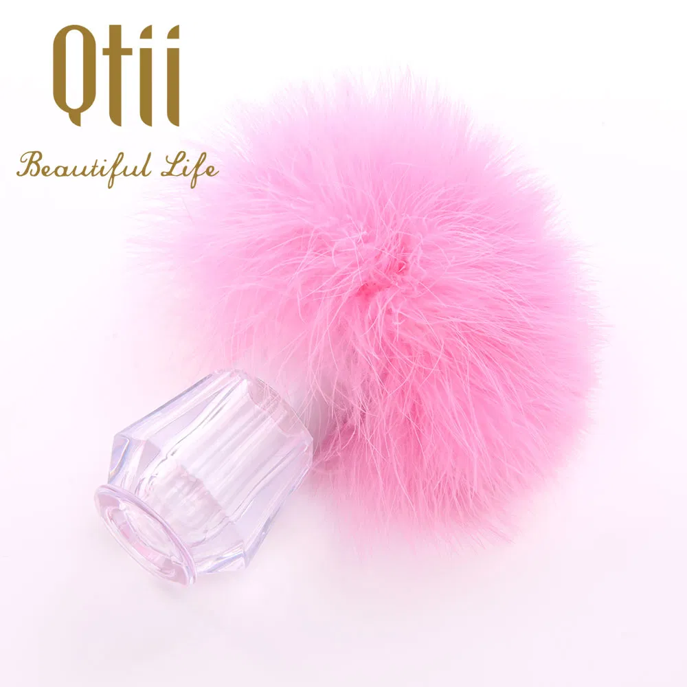 Natural Turkey Feather Big Puff with Handle Baby Body Powder Puff