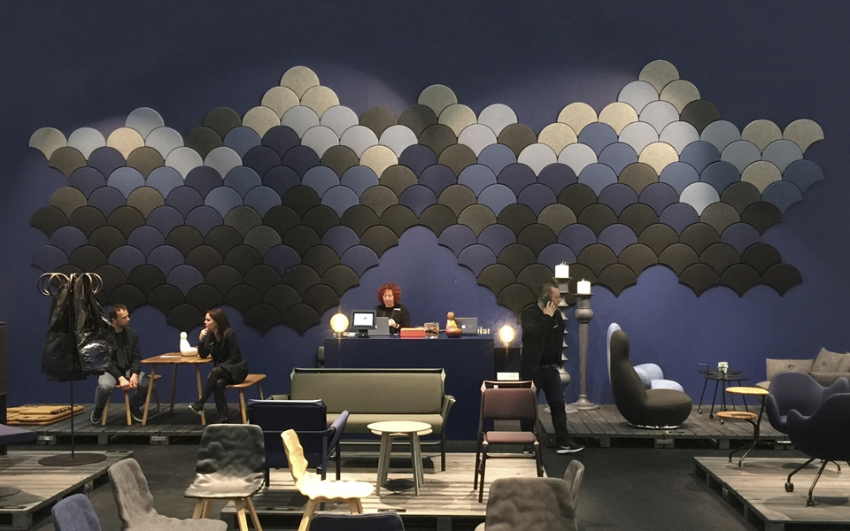 Acoustic Suspended Clouds 3D Wallpaper Polyester Panel