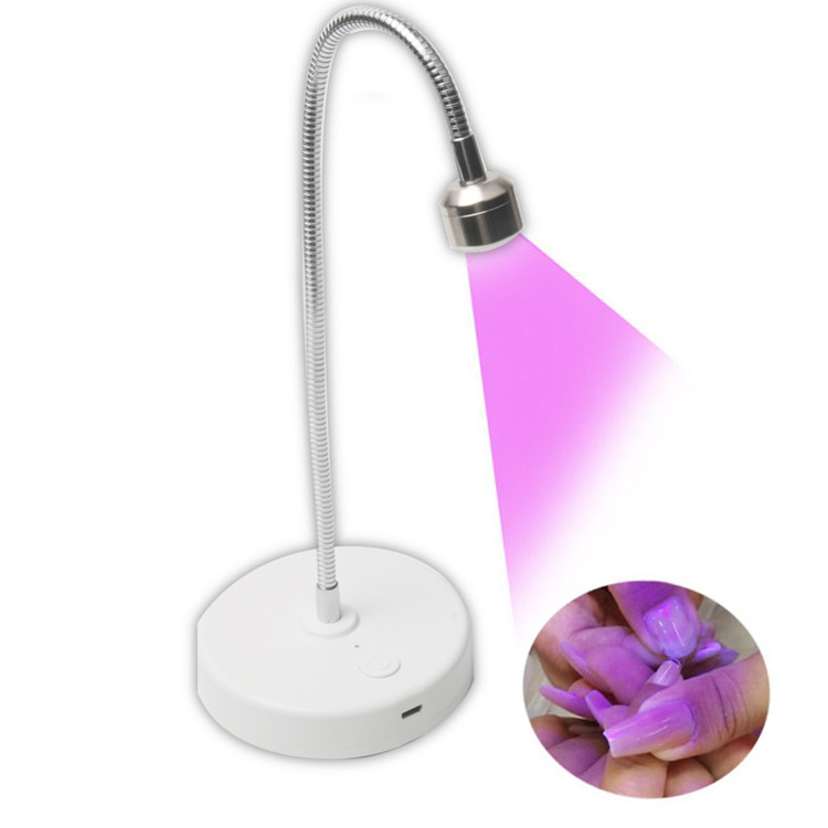 Soft Gel Tips Flexible Mini Gel Curing Light 3W Cordless Finger UV LED Lamp