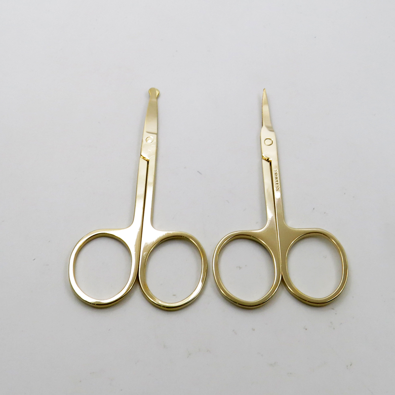 Stainless Steel with Golden Dead Shin Remover Scissor Durable Makeup Tool Beauty Scissor