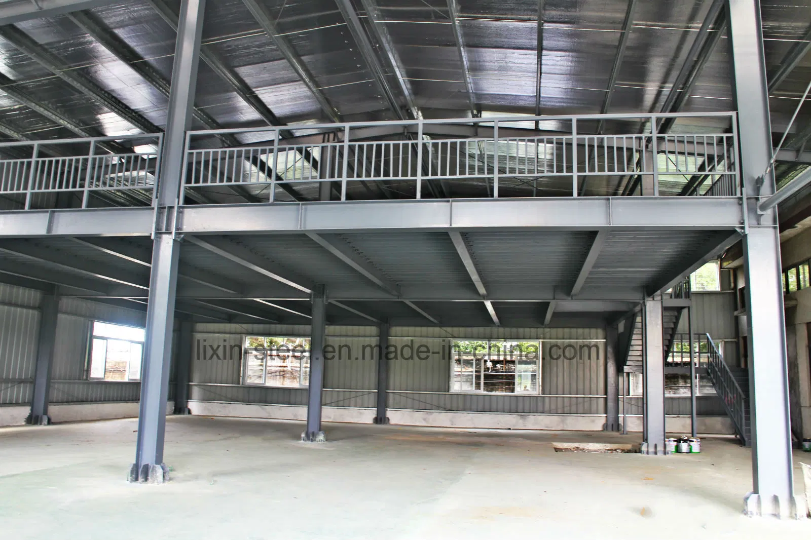 Fast and Easy Installation Prefabricated Steel Structure Staircase Construction