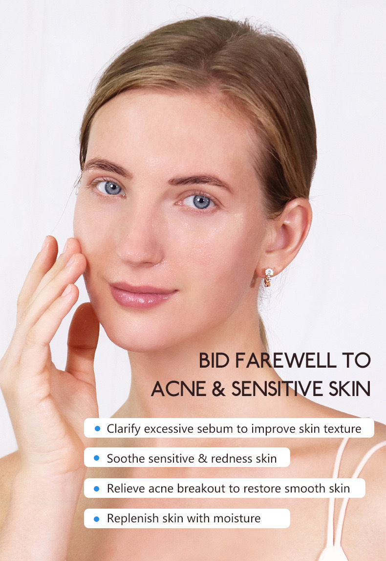 Natural Organic Soothes Clarifying Treatment Aha & BHA Water Facial Mist Hydrating Skin Care Face Toner Spray