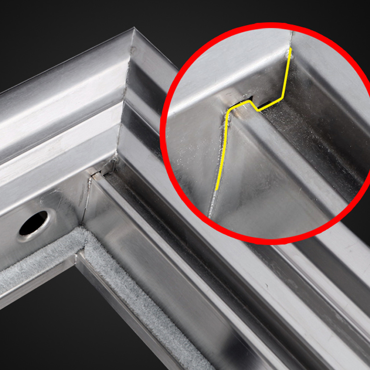 Aluminium Indoor Melamine Door Skin (YF-MS01)