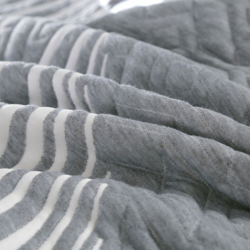 ODM/OEM Home Hotel Textile Knitted Cotton Jacquard Bed Cover Three-Piece Bedding Set Pure Cotton Quilted Bedspread
