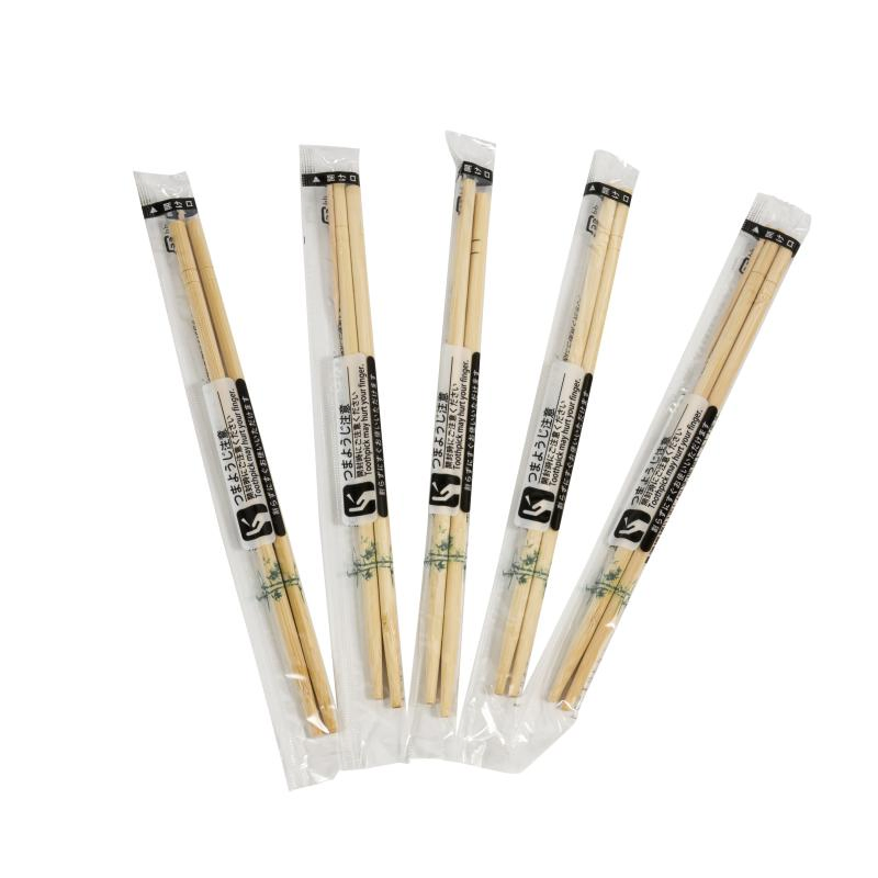 Custom 100% Natural Bamboo Disposable Round Chopsticks with Chinese Price