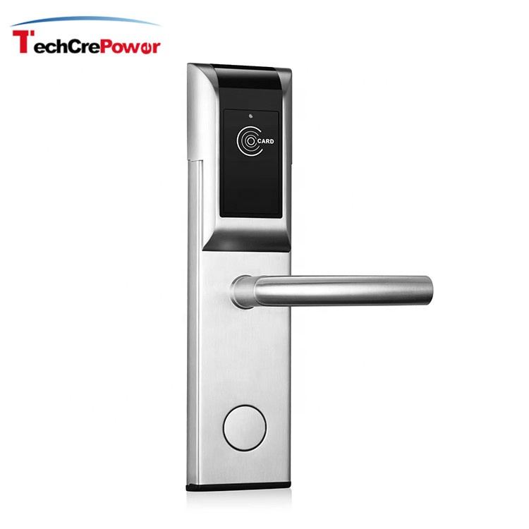 E108 Wireless RFID Card Lock Stainless Steel Mortise Smart Electronic Hotel Locks Management System