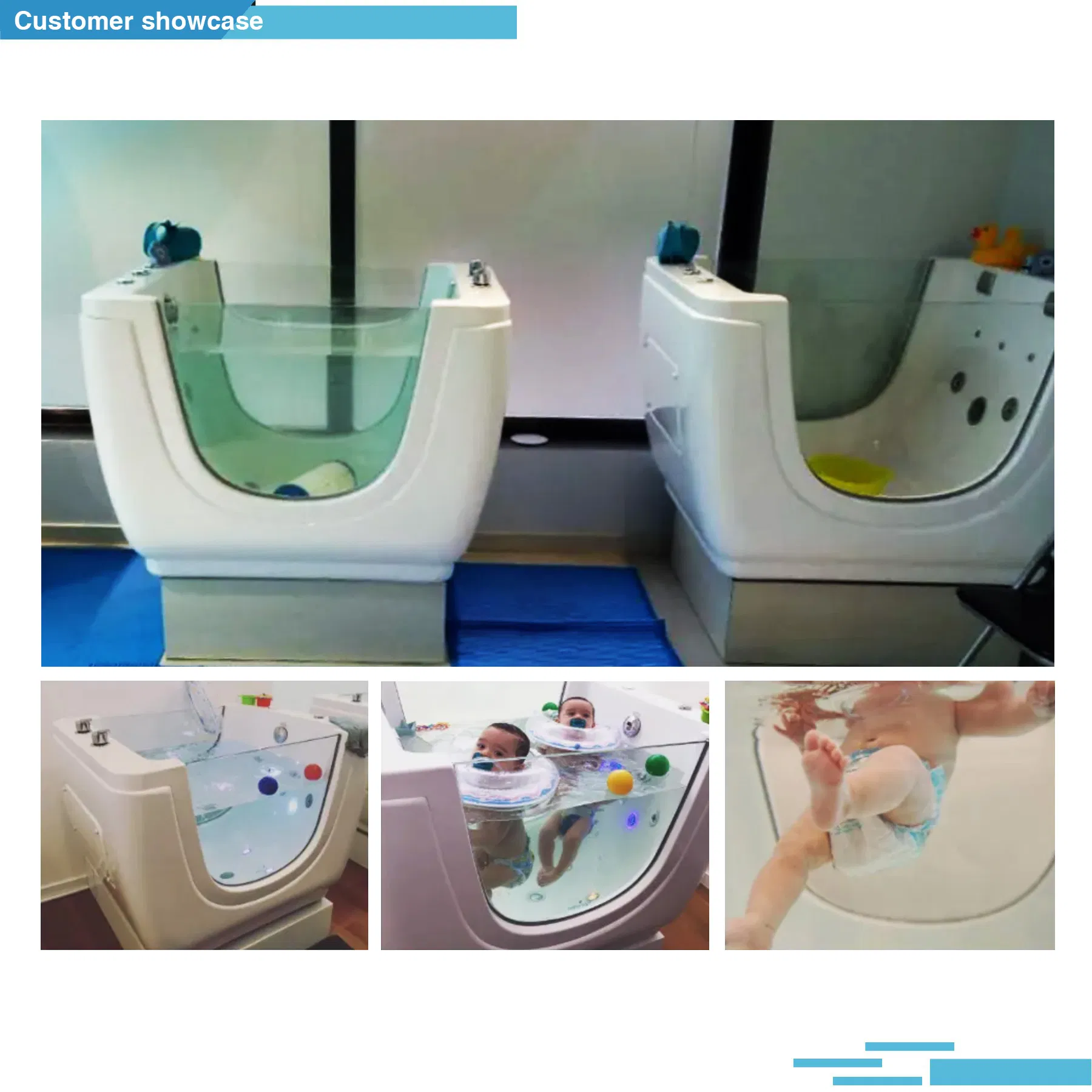 Детская акриловая ванна для спа с гидромассажем