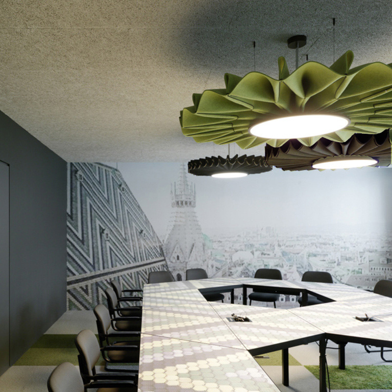 Sample Provided Made In China Interior Decoration PET Felt LampShade
