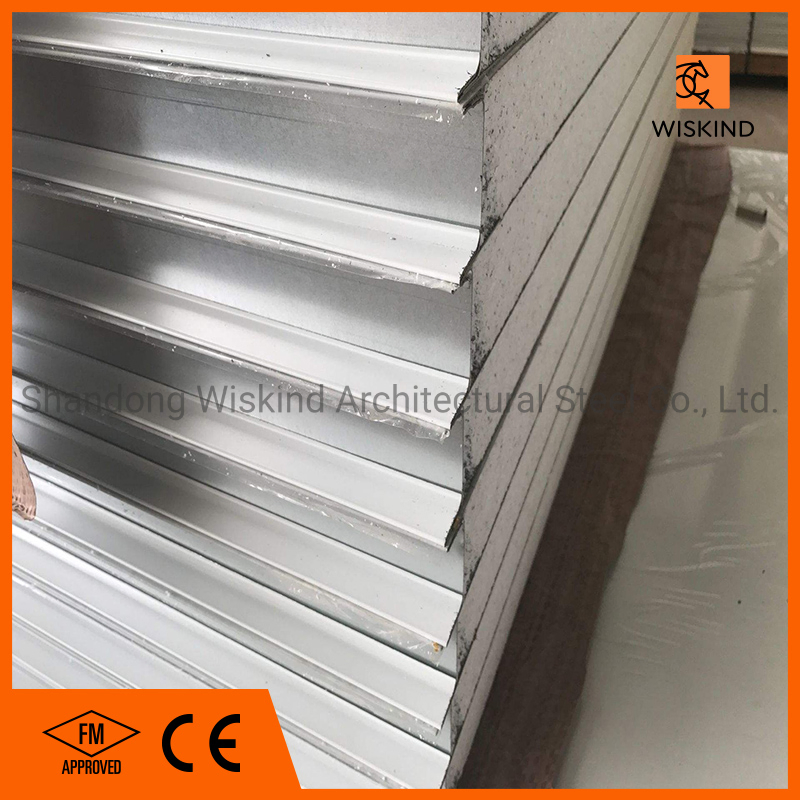 CE and FM Certificate Approval a Class EPS Sandwich Panel for Wall and Roof