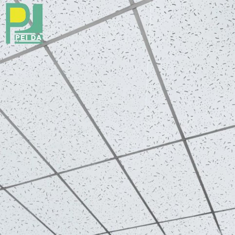Suspension System Easy to Install Mineral Fiber Ceiling for Commercial