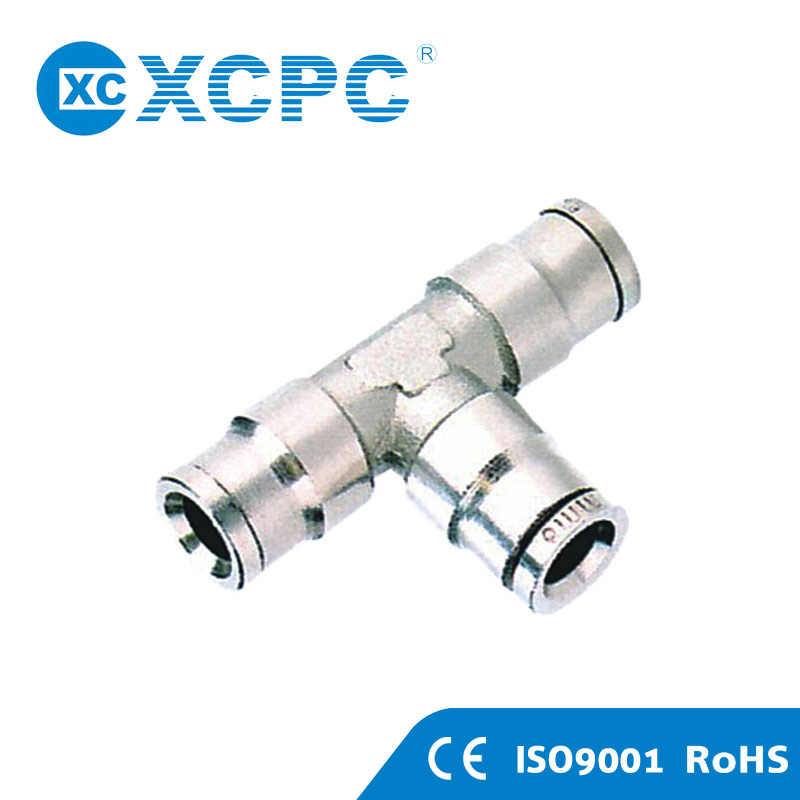 Пневмофитинг One Touch металлический, быстросъёмный