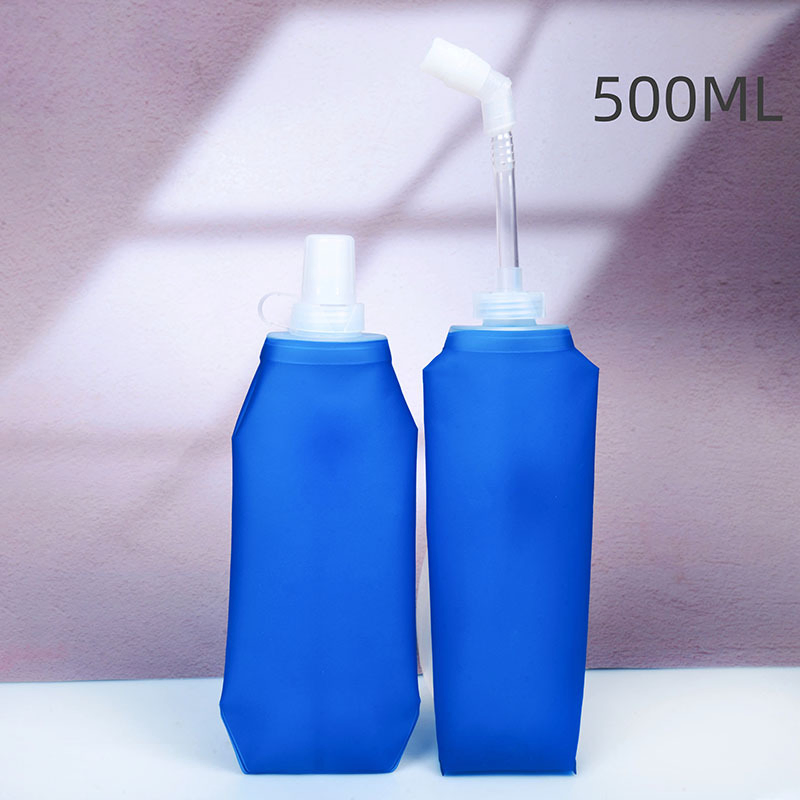 Customizable Logo Outdoor Foldable Portable Eco-Friendly TPU Squeeze Soft Water Bottle