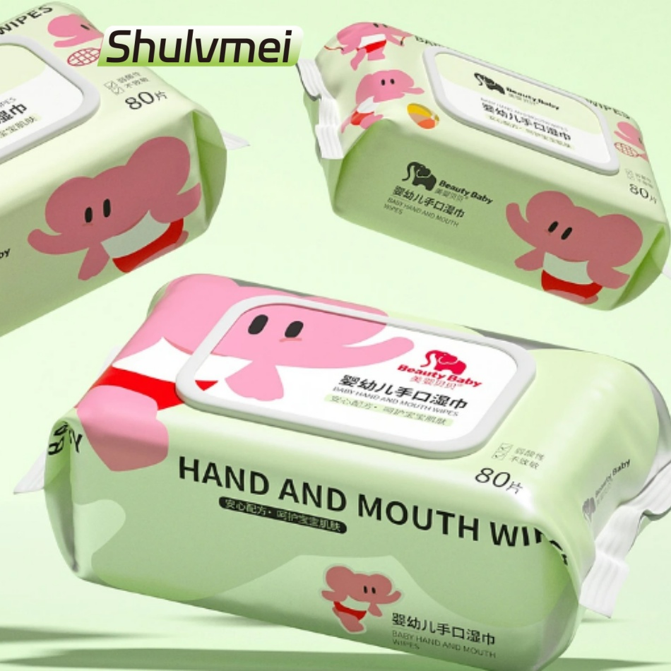Sensitive Skin Baby Wet Wipes, Ideal for Diaper Changes