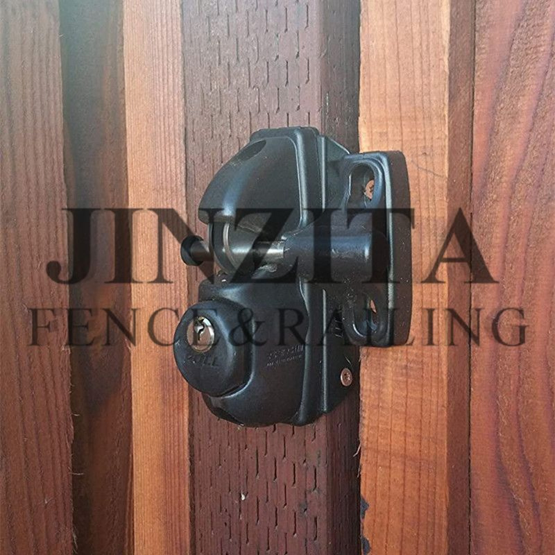 Safetech Hardware Gate Hinge Door Latch Polymer Black Fixed Tension Self Closing Adjustable Gate Hinges