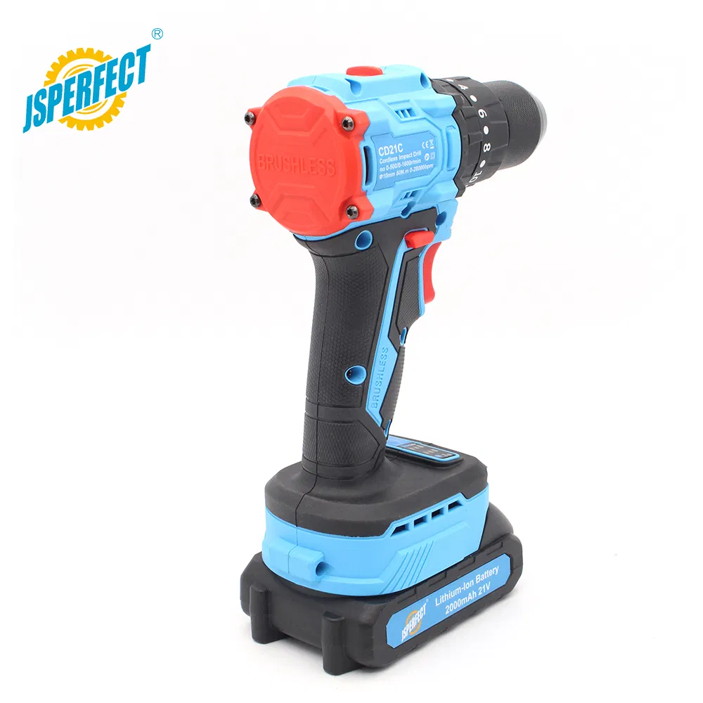 Беспроводная дрель-шуруповерт 13мм с бесщеточным мотором