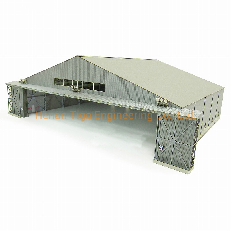 Customized Design Light Steel Structure Hangar Prefabricated Aeroplane Shed