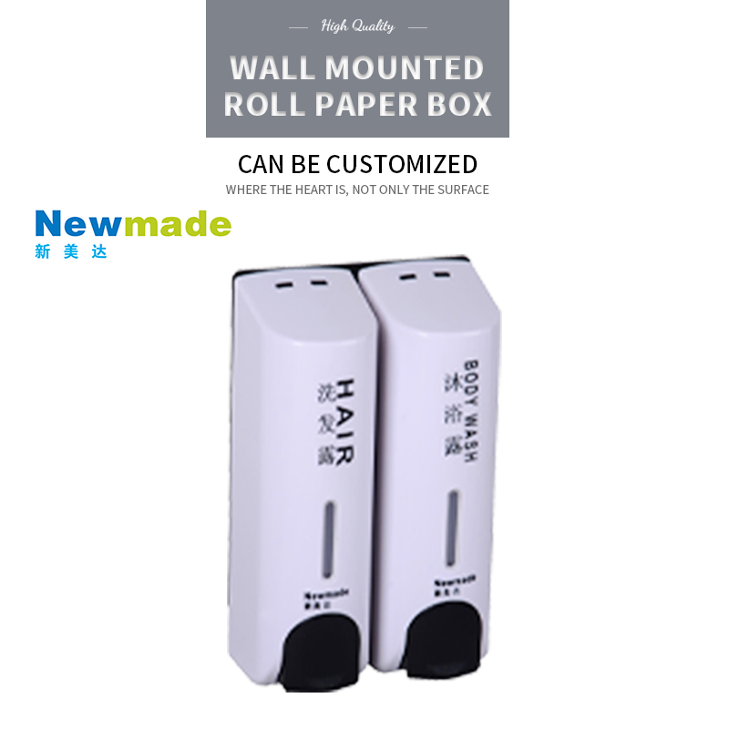 Factory Direclty Manual Hanging Shampoo Double Gel Soap Liquid Dispenser