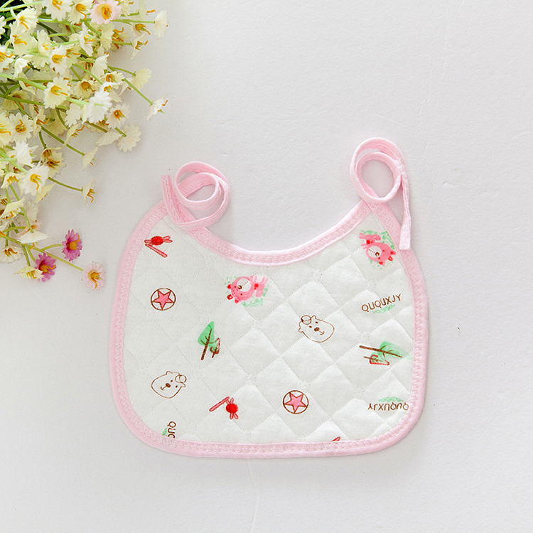 Cotton Printed Baby Independent Package Saliva Towel Cotton Bib